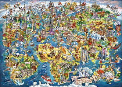 Gibsons – Wonderful World (von Maria Rabinky) – 1000 Teile 68×49cm (B×H) – Puzzle für Erwachsene