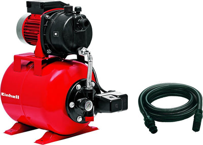 Einhell Elektro-Druckpumpe GC-WW 6538 Set – 650 W – 3800 l·h – 3,6 bar – Druckbehälterinhalt: 20 l – max. Förderhöhe: 36 m