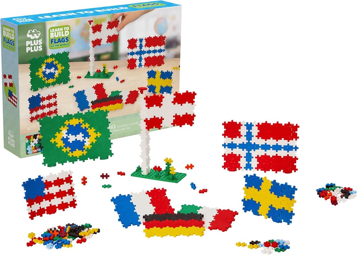 Plus plus Fahnen bauen lernen plus-plus: 700 Teile (3932)
