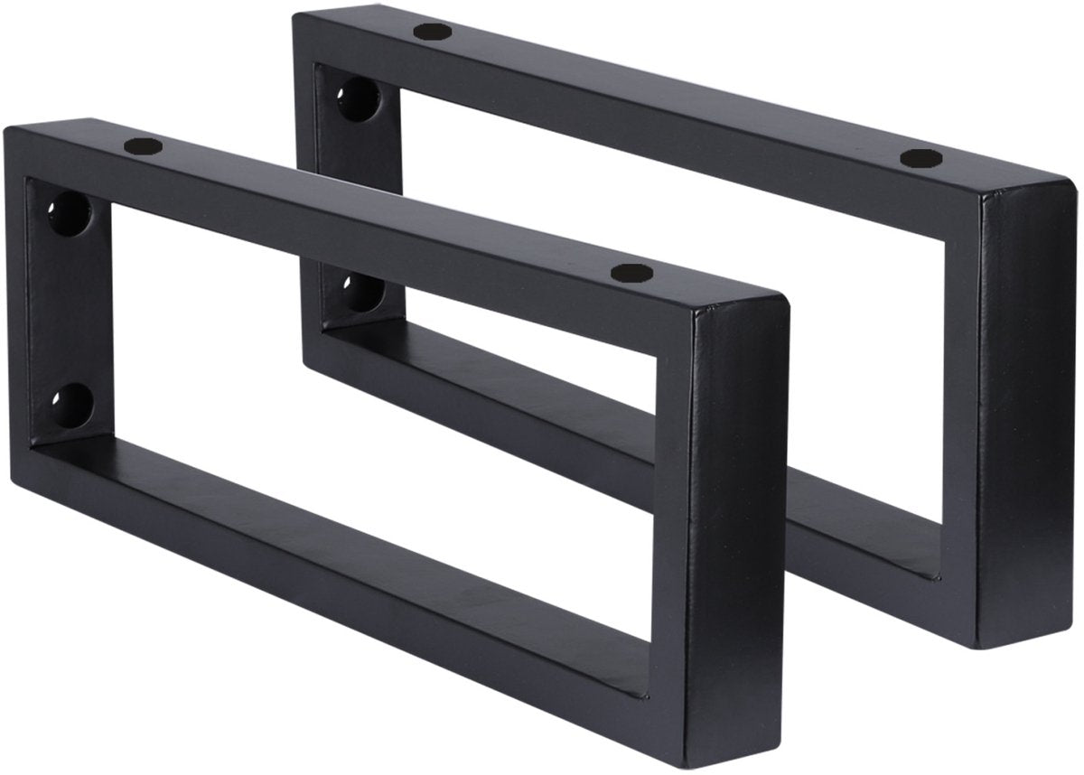 Differnz Hängekonsole Waschbecken 25x440x150 2 Stück schwarz