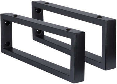 Differnz Hängekonsole Waschbecken 25x440x150 2 Stück schwarz