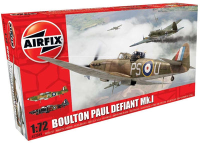 Airfix Modellbausatz Militärfahrzeuge – 02069 Boulton Paul Defiant Mk.i Kunststoff – 1:72 – Modellbau