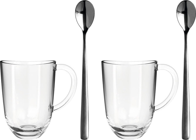 Leonardo Napoli Latte Macchiato Set 380ml - 4-teilig