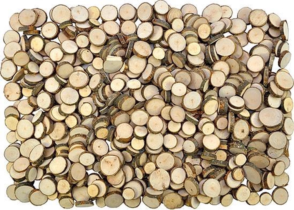 Weplay eduplay Holz-Bastelscheiben 1 kg – kreatives Spielzeug und Dekoration.