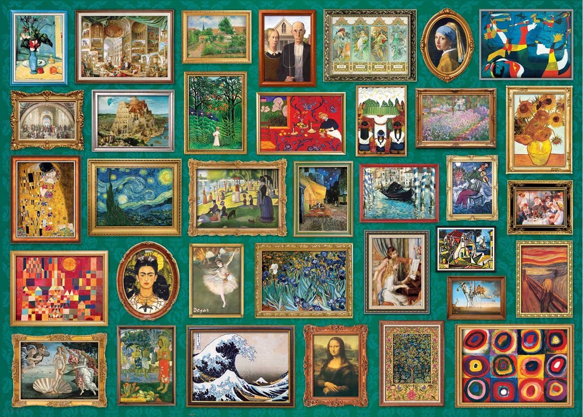 Eurographics – Meisterwerke [Meisterwerke] – 2000 Teile 96×68cm (B×H) – Puzzle