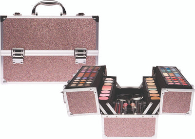 Casuelle Make-up-Koffer Multi Glitter Pink