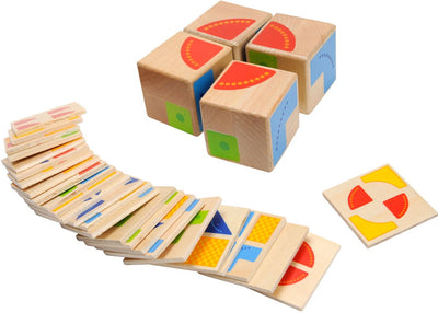 Goki Holzmuster Game Cube