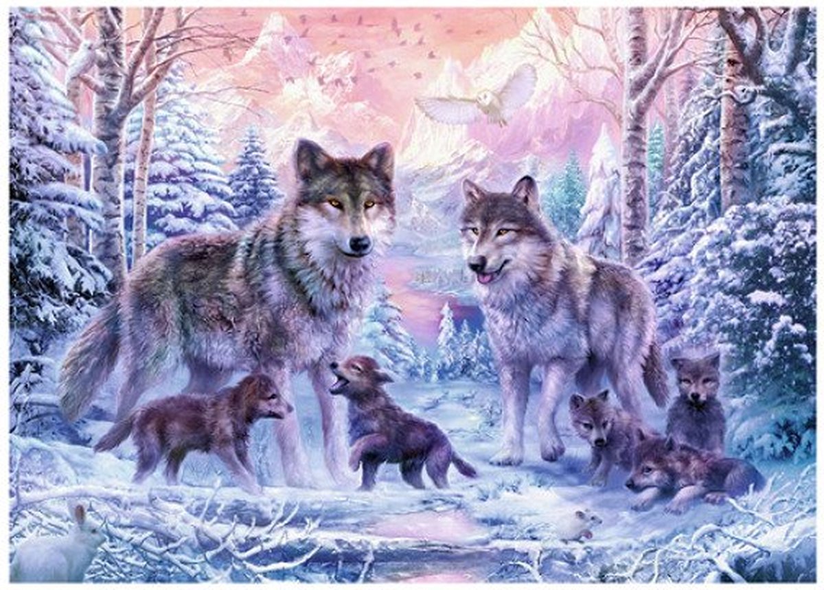 Ravensburger Puzzle Arktische Wölfe, 1000st.