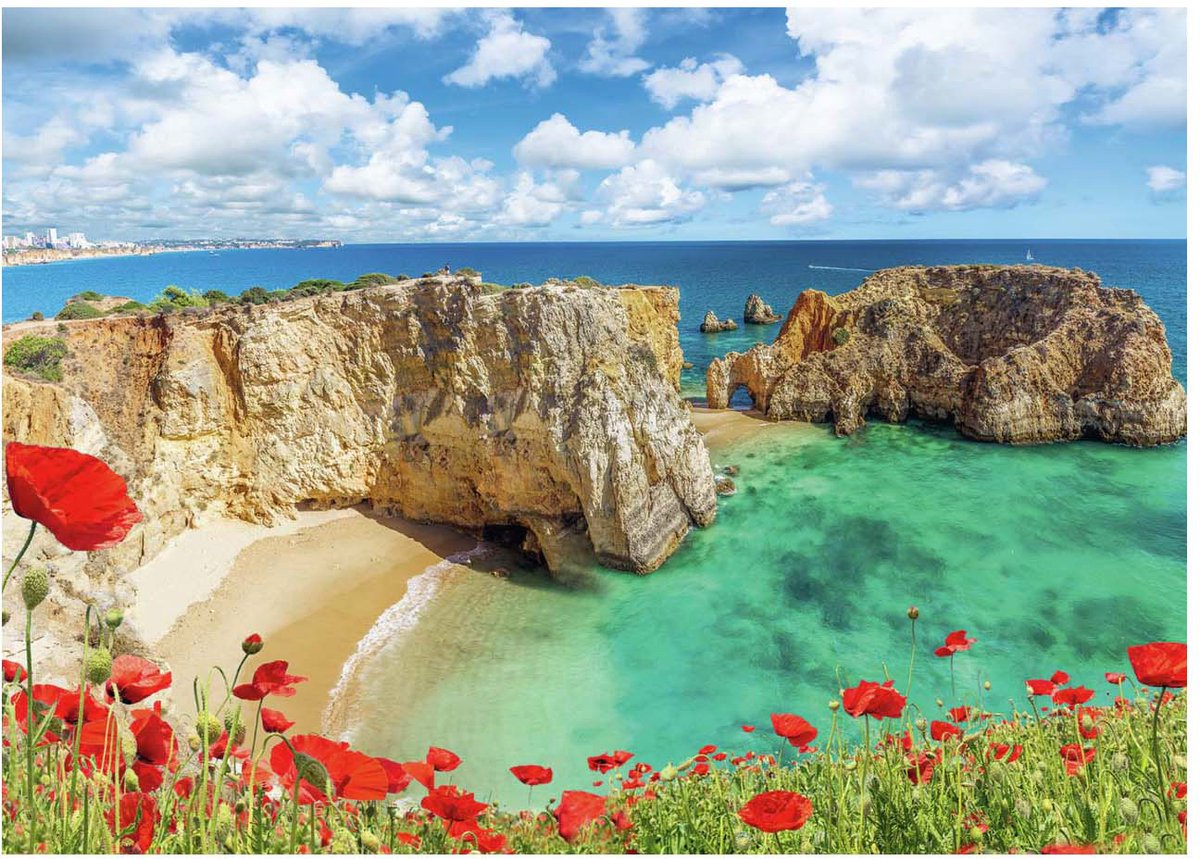 Ravensburger Jigsaw Puzzle Poppies im Algarve Portugal, 1000st.