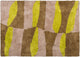 Holzteppich Grafikdesign Musa – Naturgelb – 170 x 240 cm