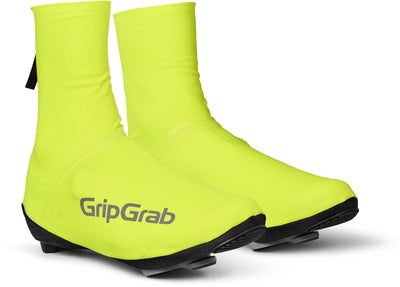 Gripgrab – Pacr wasserdichte Fahrrad-Überschuhe, wasserdichte Rennrad-Regen-Fahrrad-Überschuhe – Unisex – gelbe Hi-Vis