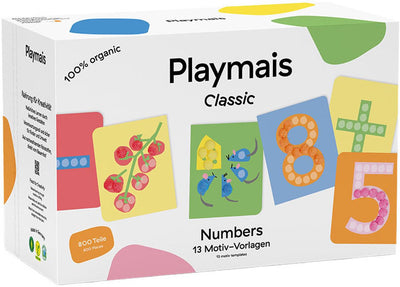 Playmais klassische Zahlen – 800 Stück.