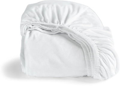Cinderella - Spannbettlaken - bis 35 cm Matratzenhöhe - Jersey - 160x200 cm 210 cm - weiß