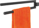 Tiger Nomad Handtuchhalter 2-armig - Schwarz