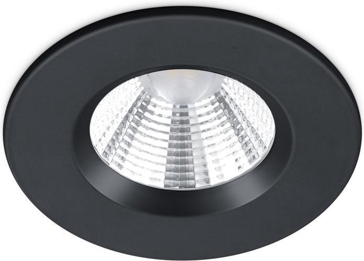 Trio Zagros - Einbaustrahler - Schwarz matt - inkl. 1x SMD 5W