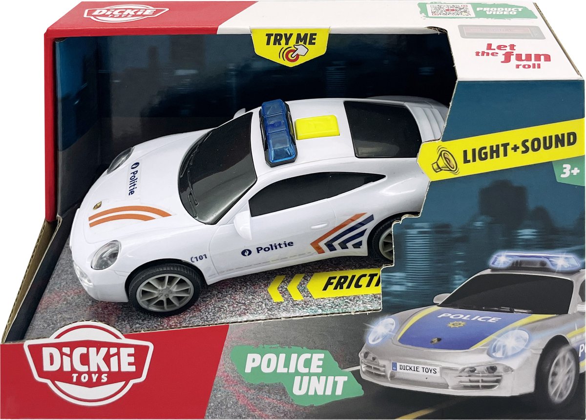 Dickie Toys – Belgisches Polizeiauto – Porsche