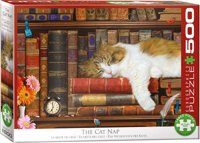 Eurographics – Das Katzenschläfchen – 500 XL-Teile 68×48 cm (B×H) – Familienpuzzle