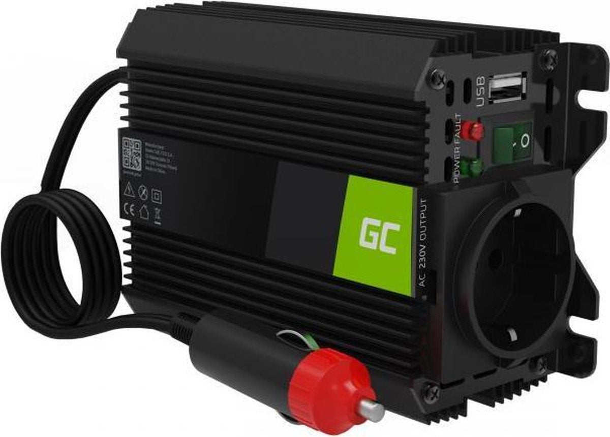 Green Cell 150 W 300 W Spannungswandler Wechselrichter 12 V auf 230 V Wechselrichter USB.