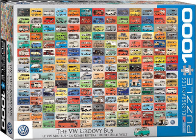 Eurographics Volkswagen – der VW Groovy Bus [der VW Groovy Bus] – 1000 Teile 68×48 cm (B×H) – Puzzle