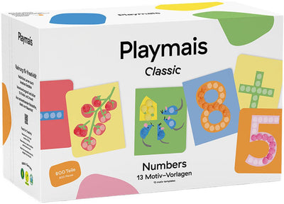 Playmais klassische Zahlen – 800 Stück.