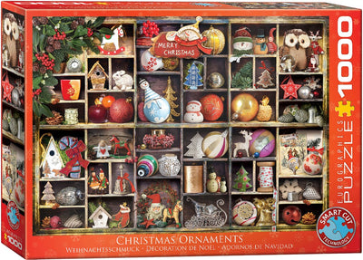 Eurographics - Weihnachtsdekorationen [Weihnachtsschmuck] - 1000 Teile 68×48cm (B×H) – Puzzle