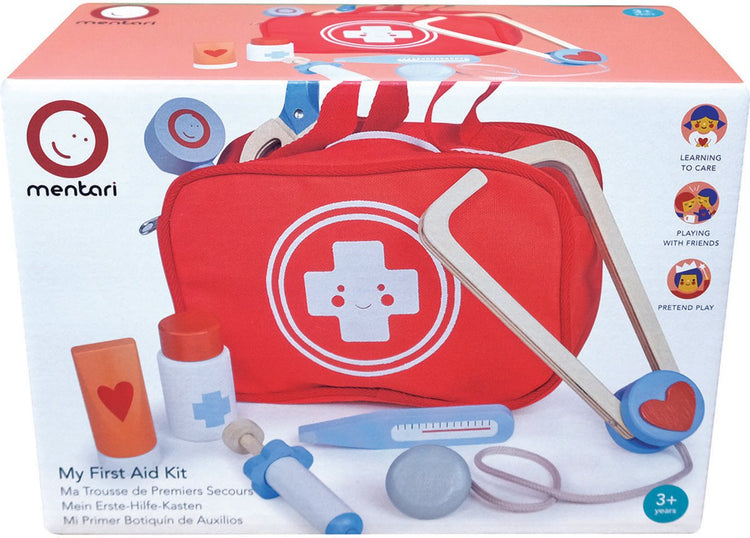 Mentari-Rollenspiel - Mein Erste-Hilfe-Kasten - 20x8x22cm - 8 Teile - 3 Jahre