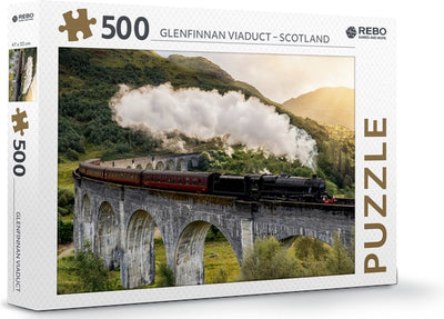 Twisk-Puzzle 500 Teile Glenfinnan-Viadukt-Puzzle Nostalgie.