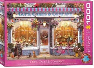 Eurographics - Tassen, Kuchen Co. [Tassen, Kuchen Unternehmen] – Garry Walton – 1000 Teile 68 x 48 cm (B x H) – Puzzle