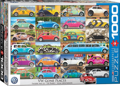 Eurographics Volkswagen – VW Gone Places – 1000 Teile 68 x 48 cm (B x H) – Puzzle