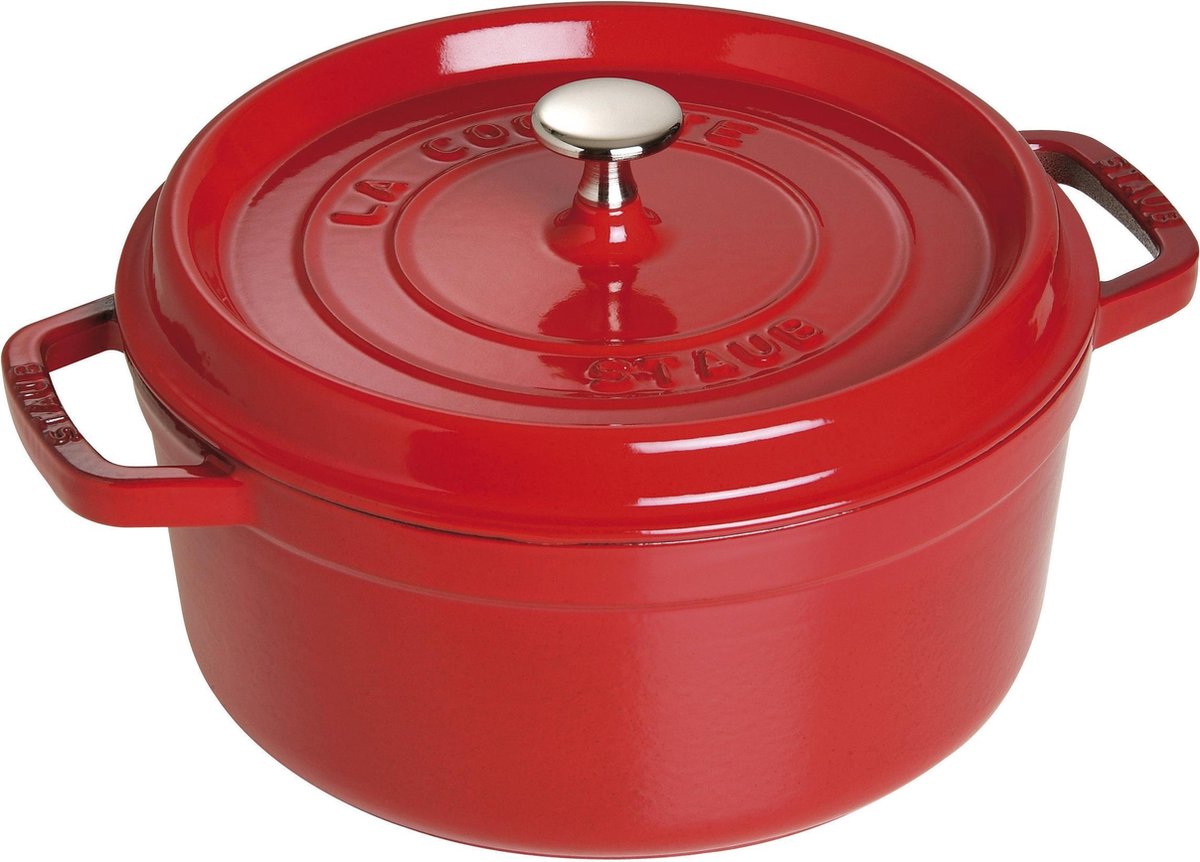 Staub Kasserolle Cocotte - Kirschrot - ø 24 cm 3,8 Liter