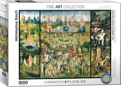 Eurographics – Der Garten der irdischen Freuden – Hieronymus Bosch – 1000 Teile 68×48cm (B×H) – Kunstpuzzle