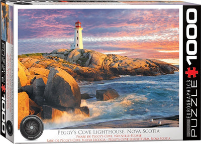 Eurographics – Peggy's Cove Lighthouse, Nova Scotia, Kanada – 1000 Teile 68×48cm (B×H) – Puzzle