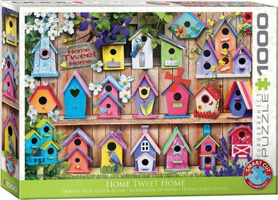 Eurographics - Home Tweet Home (Vogelhäuschen) - 1000 Teile 68×48cm (B×H) – Puzzle