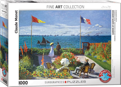 Eurographics – Garten in Sainte-Adresse [Jardin à Sainte-Adresse] – Claude Monet – 1000 Teile 68 × 48 cm (B × H) – Kunstpuzzle