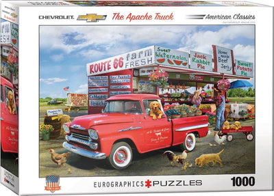Eurographics Puzzle 1959 Chevrolet Apache Greg Giordano 1000 Teile.