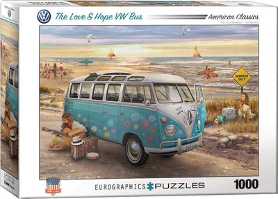 Eurographics Volkswagen – The Love Hope VW Bus – Greg Giordano – 1000 Teile 68 × 48 cm (B × H) – Puzzle