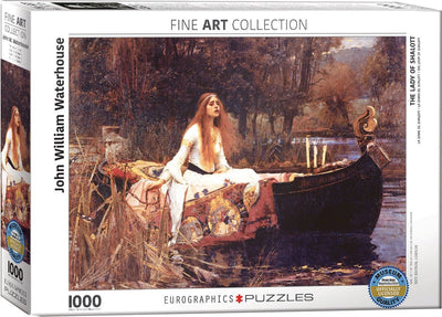 Eurographics – The Lady of Shalott – John William Waterhouse – 1000 Teile 68×48cm (B×H) – Puzzle