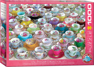 Eurographics – Teetassen-Kollektion [Teetassen-Kollektion] – 1000 Teile 68 x 48 cm (B x H) – Puzzle