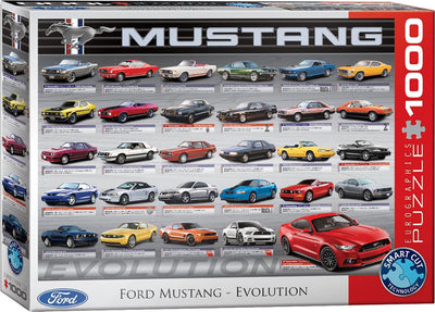 Eurographics – Ford Mustang Evolution – 1000 Teile 68×48cm (B×H) – Puzzle