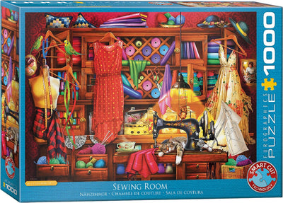 Eurographics – Nähzimmer [Näh-Bastelzimmer] – 1000 Teile 68 x 48 cm (B x H) – Puzzle