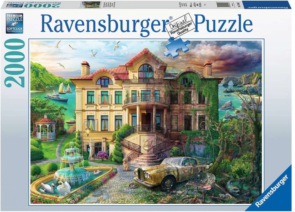 Ravensburger Jigsaw Puzzle Country House im Laufe der Zeit, 2000st.
