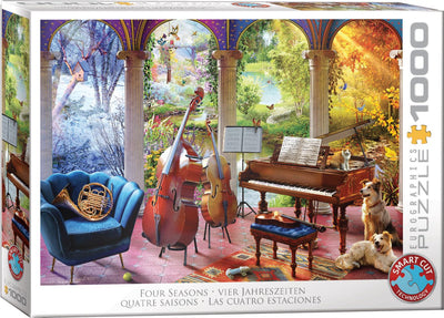 Eurographics – vier Jahreszeiten [vier Jahreszeiten] – Angelo Bonito – 1000 Teile 68 x 48 cm (B x H) – Puzzle