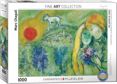 Eurographics – Die Liebhaber von Venedig [Les amoureux de Venise] – Marc Chagall – 1000 Teile 68×48 cm (B×H) – Kunstpuzzle