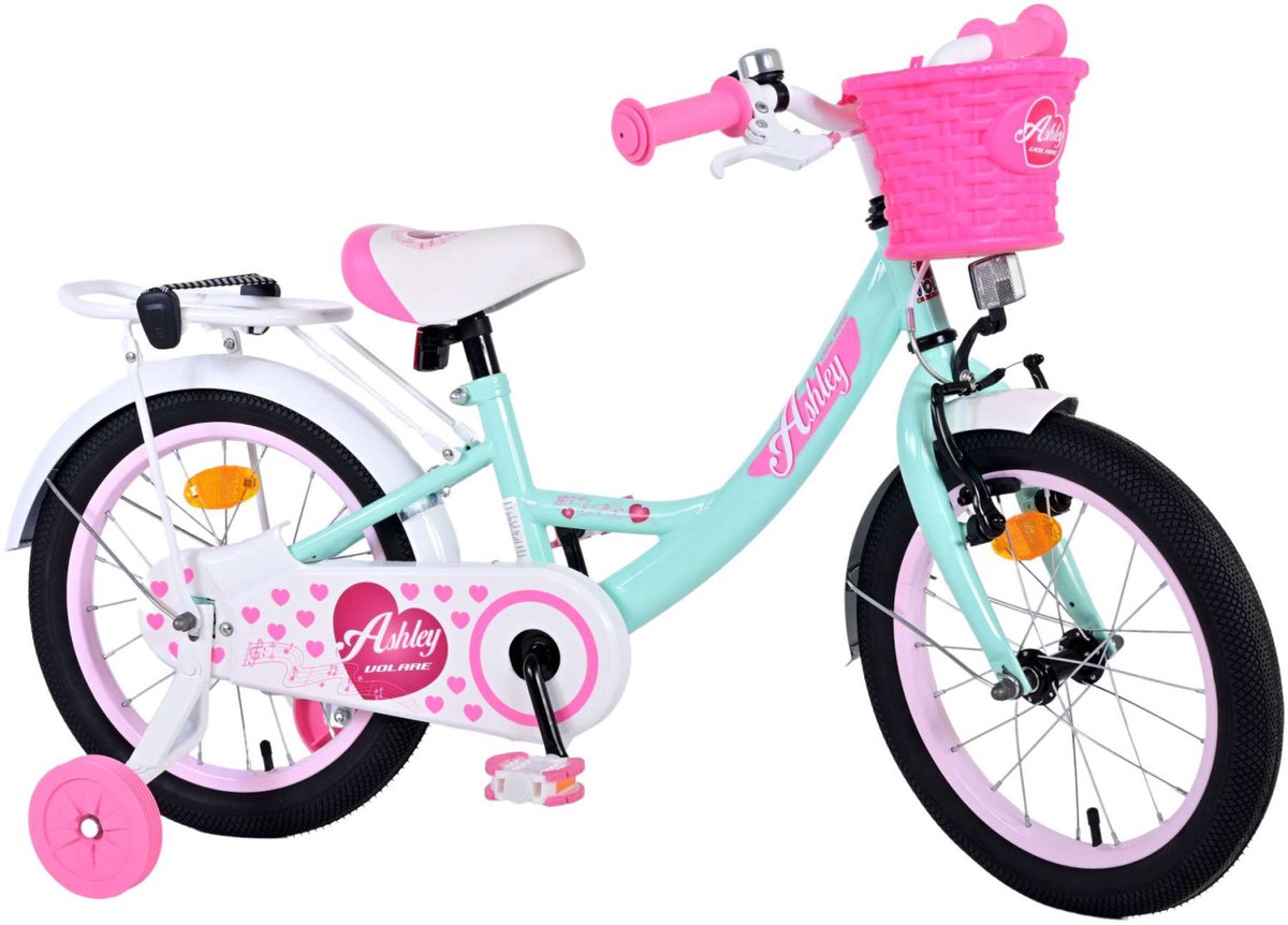 Volare Ashley Children's Bicycle - Mädchen - 16 Zoll - Grün