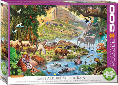 Eurographics – Arche Noah vor dem Regen [Arche Noah vor dem Regen] – Steve Crisp – 500 XL-Teile 68 x 48 cm (B x H) – Familienpuzzle