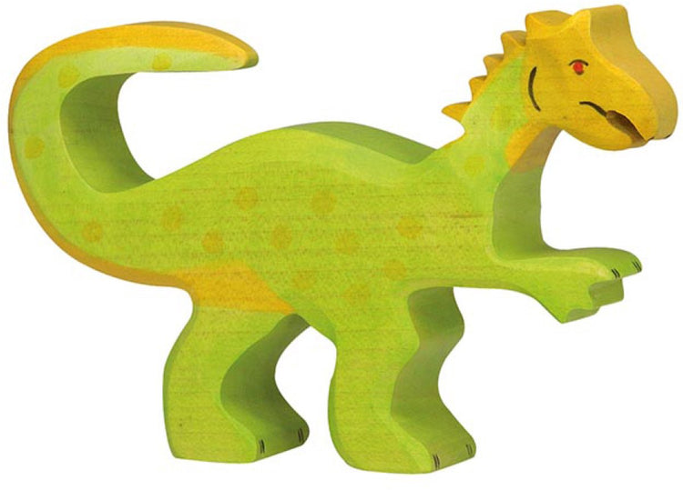 Holztiger Dinosaurier - Oviraptor - 13x2x9cm - Holzfigur - handgefertigt