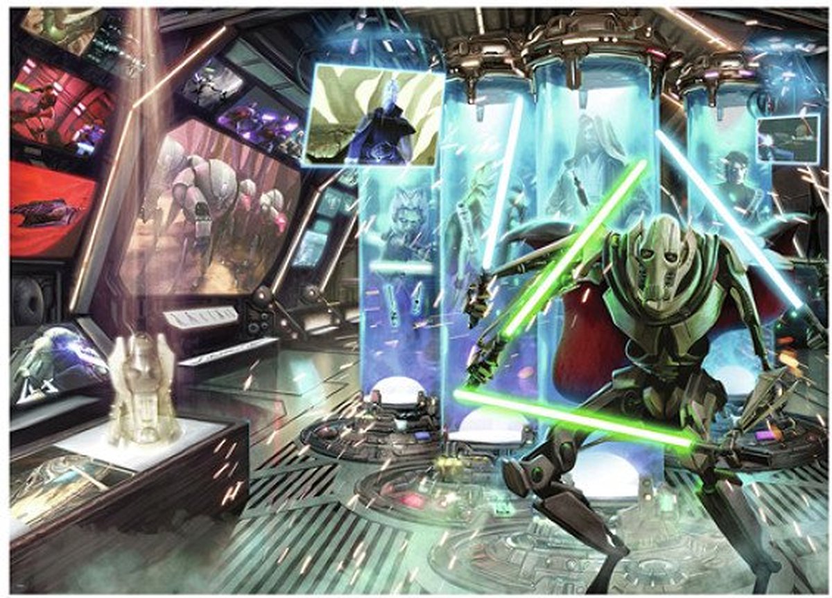 Ravensburger Jigsaw Puzzle Star Wars Bösewichte General Grievous, 1000st.