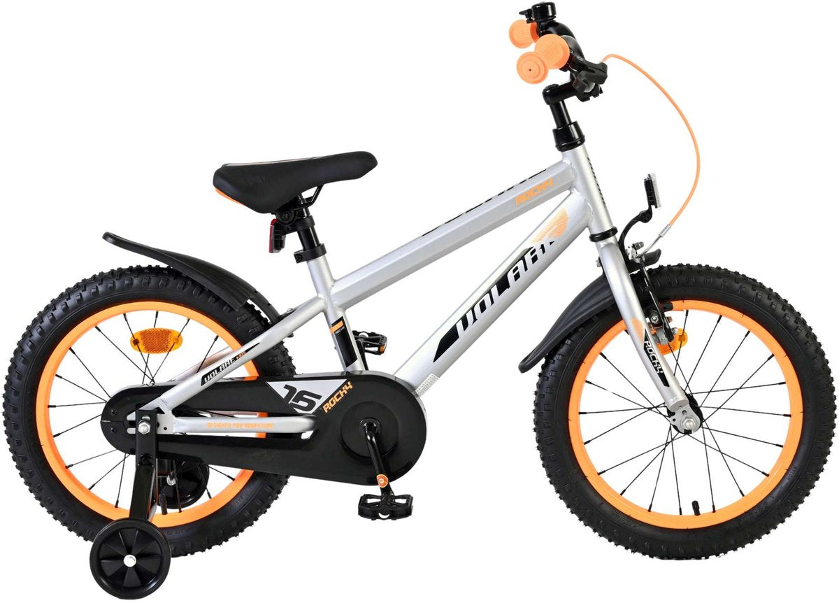 Volare Rocky Children's Bicycle - Jungen - 16 Zoll - Grau