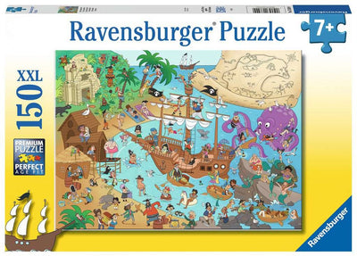 Ravensburger Puzzle Pirate Island, 150. Xxl