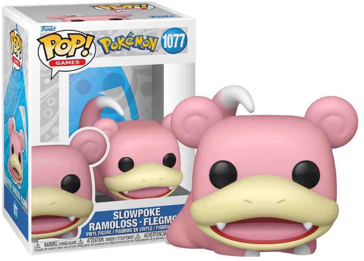 Funko Pokémon Slowpoke Vinylfigur 1077 Unisex Pop! - neutral - Standard